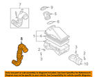 06a133356r Audi Oem Tt Quattro Air Cleaner Duct Tube Hose
