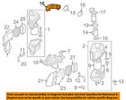 07c129628g Audi Oem Quattro Air Cleaner Duct Hose Right