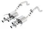 8084222 11855 Borla Exhaust System Fits Corvette 808422118552