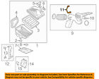 12609373 Gm Oem Air Cleaner Valve Tube Hose