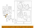 12630279 Gm Buick Oem Enclave Air Cleaner Valve Tube Hose