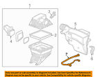 12654636 Gm Oem Air Cleaner Valve Tube Hose