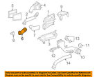 1645052361 Air Cleaner Duct Tube Hose Left
