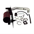 17750.20 Rugged Ridge Air Intake Polished Aluminum Tube Red Filter Jeep