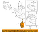 178050a051 Toyota Oem Air Cleaner Resonator