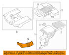 2790900382 Mercedes Oem Air Cleaner Duct Tube Left