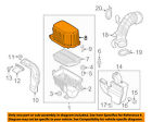 28111b2900 Kia Oem Soul Air Cleaner Box Housing Lid Top Cover