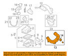 282113l100 Hyundai Oem Azera Air Intake Duct Tube Hose