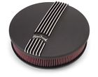 0853473 41173 Edelbrock Classic Series Cast Round Black Air Cleaner 085347411733