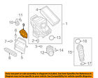 8r0129739a Audi Oem Quattro Air Cleaner Hose Duct Tube