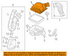 95969688 Gm Chevrolet Oem Air Cleaner Box Housing Lid Top Cover