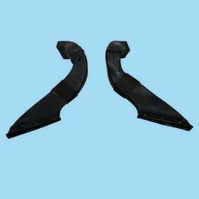3w0129617f Bentley Air Intake Tube Duct Inlet Set Pair Oem 04-12 Continental