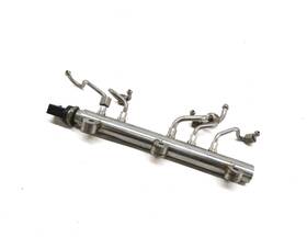 13210627574 Bmw 2015 X5 F15 4.4l Twin Turbo N63 Engine Left Fuel Rail With Gas Lines