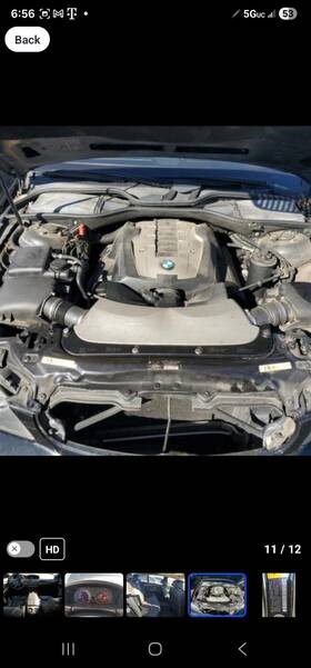 Bmw 1371517506 2006-08 750li E66 4.8l N62 Front Upper Intake Air Duct Hose Pipe Oem Af0500