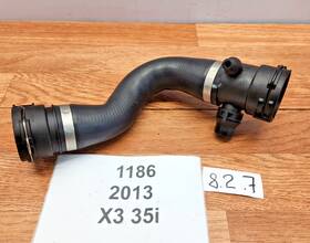 7646150 Bmw 2011-2017 Oem F25 F26 X3 X4 N55 Engine Motor Upper Radiator Coolant Hose