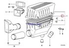 Bmw13721720861-2 Bmw Genuine Suction Cartridge Air Filter Element