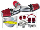 Bsi-dg09-rd Bcp Racing Red Dodge Hemi Dual Twin Air Intake System