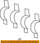 Cc3z9628a Ford Oem Air Cleaner Duct Tube Clamp