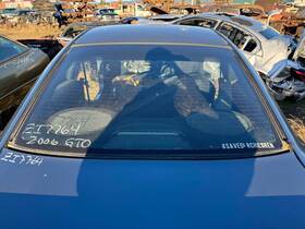 92209197 Chevrolet 2004-06 Pontiac Gto Back Glass Rear Windshield Window Oem