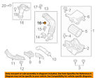 Cv6z17c431a Ford Oem Air Cleaner Duct Grommet