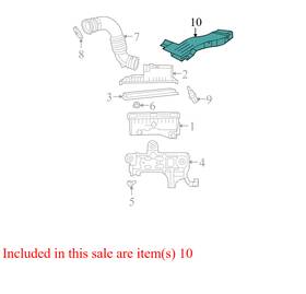 0491630ad Dodge 2007-2009 Caliber Front Engine Air Intake Hose 2.0l Used Oem