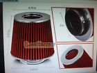 Eaf3r-169 Eauto Tuning Cold Air Intake Filter Universal Red For