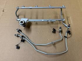 E6se-9e964 Efi 87-93 Ford Mustang Factory Fuel Rails And Extensions With Regulator 302 Stock Oe