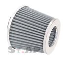 Fil-st-008sl Universal Inch Dry Short Air Flow Intake Filter Silver Chrome