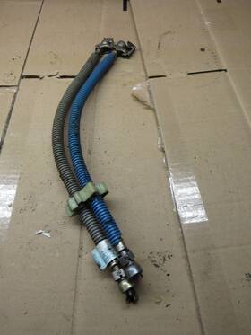 Yc34-9j338-ba Ford 99-03 F250 F350 7.3l Diesel Frame To Engine Fuel Line Set Flex Feed Return