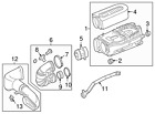 651-090-11-42 Gle300d Ml250 Mercedes-benz Genuine Air