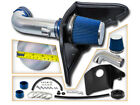 Hi-ch-06bl-a2-l Racing Cold Heat Shield Air Intake Kit Blue For Camaro