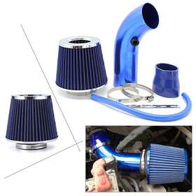 Hukyu-2038yf006 Hukyu Blue Cold Air Intake Filter Induction Kit Pipe Power Flow Hose Car Accessories