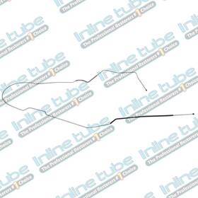 Chf6401 Inline Tube 1964-1967 Chevy Malibu Chevelle Hardtop Non Ss 5/16 Main Fuel Line Oe Steel