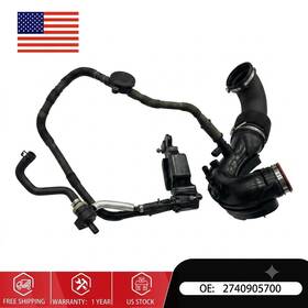 Kaicharmoto 2740905700 Intake Line Crankcase Breather Element Fits Benz X218 S205 W213 M274