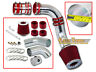 Lci-pt04-rd-2 Racing Red Cold Air Intake Kit Filter Pontiac Grand Alero