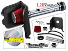 Lhi-ty02-rd-a1 Racing Cold Shield Air Intake Kit Red Filter For Toyota