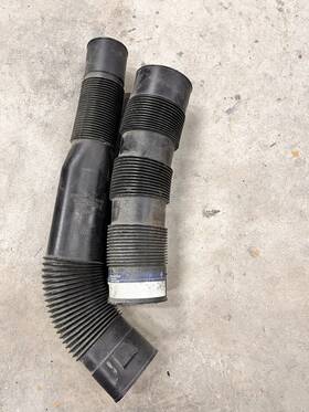 A1170941982 Mercedes-benz 86-91 W126 Set Of 2 Air Intake Hose Pipe Line Oem