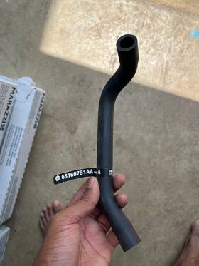 68160751aa Mopar Engine Air Box Hose-gt Vin B Fits 13-14 Dodge Dart 2.4l-l4