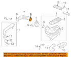 N90656501 Volkswagen Vw Oem Jetta Air Cleaner Pipe Clamp