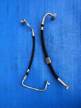 9143672 Oem Bmw X5 E70 07-10 4.8 A/c Lines Set Of 2 Pressure Hose Suction Pipe Tube Line