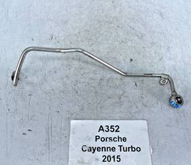 948.107.087.52 Porsche 11-18 Oem Cayenne Turbo 958 4.8 V8 Turbocharger Oil Pipe Pressure Line