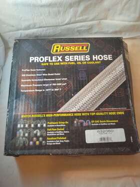 632060 Russell Proflex Series Hose -6an 6ft Use With Fuel Oil Or Coolant