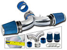 Si-ch-08bl-02-l Racing Dual Twin Air Intake Kit Blue Filter For Fleetwood