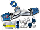Si-ch-08bl-06-l Racing Dual Twin Air Intake Blue Dry Filter Chevy Impala