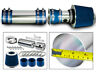 Si-fd-06bl-03-l Racing Ford Bronco Short Ram Air Intake Kit Blue Filter
