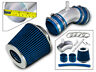Si-hy-05bl-a2-l Racing Short Ram Air Intake Kit Blue Dry Filter For