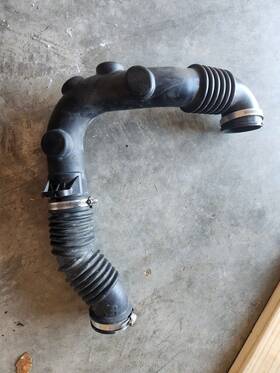 A13vc01 Subaru 22-23 Wrx 2.4l Engine Air Intake Tube Hose Pipe Line Duct Pair Oem