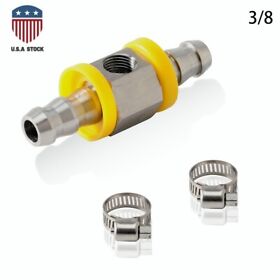 Thb012-3-8-us Us Stock 3/8inch Fuel Line Pressure Gauge Sensor T-fitting Adapter