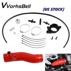 Aim044-rd Vvorhsbell 3 Inch Turbo Inlet Intake Silicon Hose Red For 15-19 Subaru Wrx Fa20 Engine Upgraded