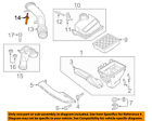 W705308s439 Ford Oem Air Cleaner Hose Stud